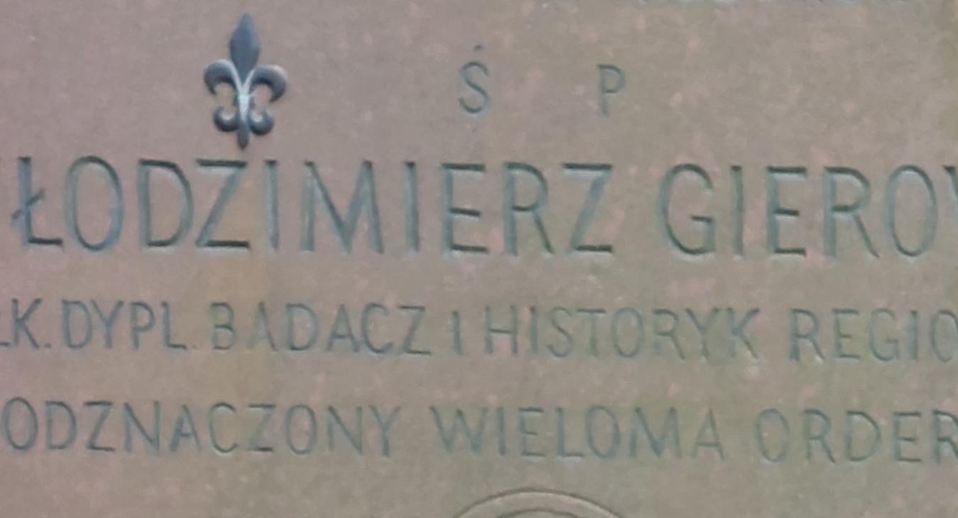 Tablica nagrobna Włodzimierza Gierowskiego